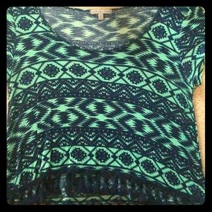 Patterned Crop Top